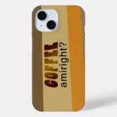 コーヒーアミライト? Case-Mate iPhoneケース (裏面)