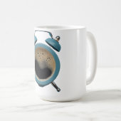 コーヒーアラームのロゴ コーヒーマグカップ (正面右)