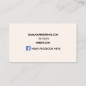 コーヒーアンドクロワッサンカフェ 名刺 (裏面)