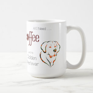 コーヒーアンドゴールデンレトリバー コーヒーマグカップ