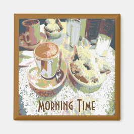 コーヒーアンドビグネツニューオーリンズカフェアウレイトドーナツ マグネット