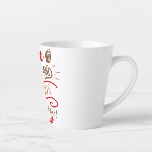 コーヒーアンドフレンズ引用文装飾タイポグラフィ カフェラテマグ (右)