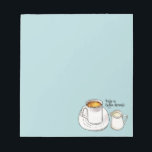 コーヒーアンドミルクドードルイラストレーション |コーヒーブレイク ノートパッド<br><div class="desc">ブラシ付き絵画輪郭の水の色描は、マグカップにコーヒーを入れ、その横にクリームを添える。かわいいモダンイラストレーション。イラストレーションには「Take a Coffee Break」と書かれている。</div>