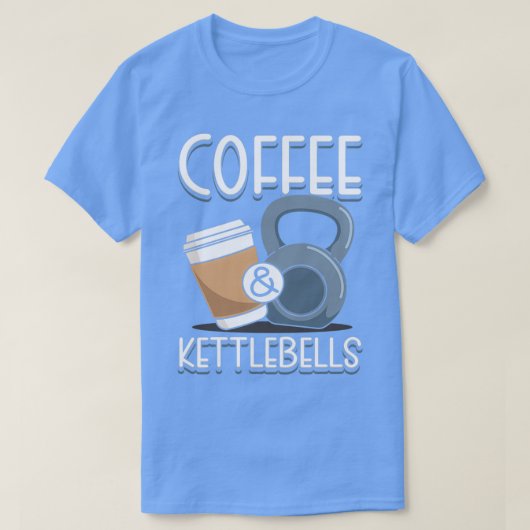 コーヒーアンプケトルベル Tシャツ (デザイン正面)
