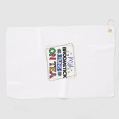 コーヒーアートお茶走の香り ゴルフタオル (横)