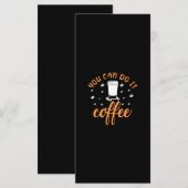 コーヒーアートならあなたにもできるコーヒー メニュー (正面/裏面)