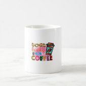コーヒーアートの犬の本とコーヒー コーヒーマグカップ (中央)