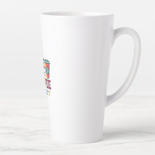 コーヒーアートの生活がコーヒーを救済生む カフェラテマグ (右)