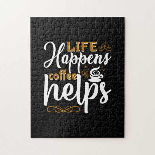 コーヒーアートの生活がコーヒーを救済生む ジグソーパズル (縦)