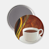 コーヒーアートカフェ マグネット (正面/裏面)