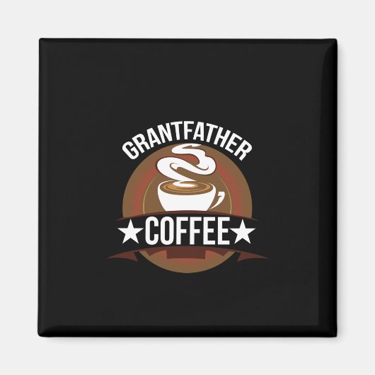 コーヒーアートグラントファーコーヒー マグネット (正面)