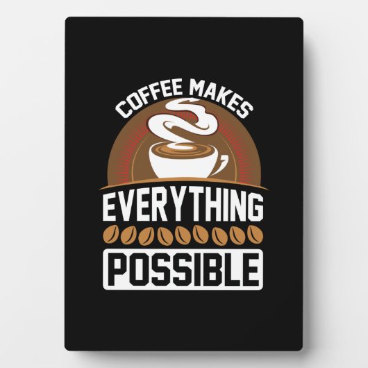 コーヒーアートコーヒーで作り放題 フォトプラーク (正面)