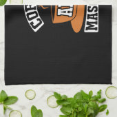 コーヒーアートコーヒーとマスカラ キッチンタオル (折り畳み)