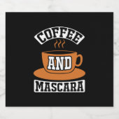 コーヒーアートコーヒーとマスカラ ビールラベル (シングルラベル)