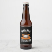 コーヒーアートコーヒーとマスカラ ビールラベル (正面)