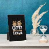 コーヒーアートコーヒーとマスカラ フォトプラーク (側面)