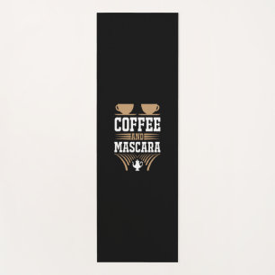 コーヒーアートコーヒーとマスカラ ヨガマット