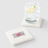 コーヒーアートコーヒーとワイン ストーンコースター (横)