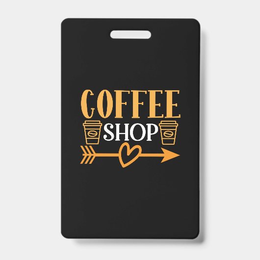 コーヒーアートコーヒーショップ バッジ (正面)