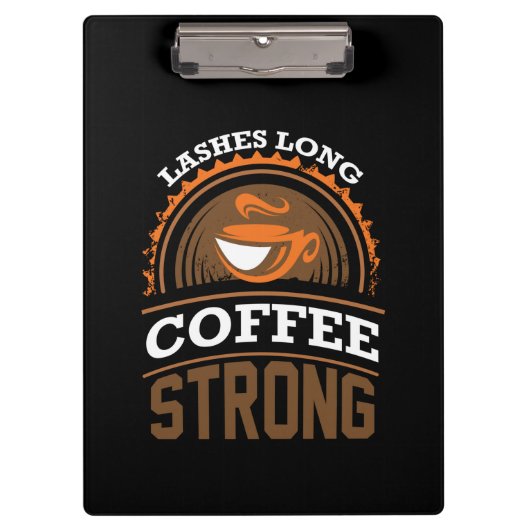 コーヒーアートコーヒーストロング クリップボード (正面)