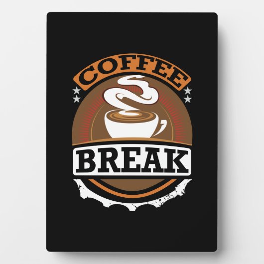 コーヒーアートコーヒーブレイク フォトプラーク (正面)