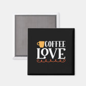コーヒーアートコーヒーラブ マグネット (正面/裏面)