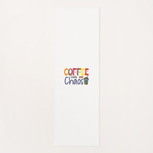 コーヒーアートコーヒー工芸品とカオス ヨガマット