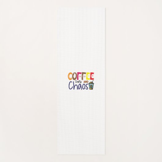 コーヒーアートコーヒー工芸品とカオス ヨガマット (正面)