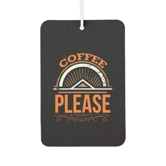 コーヒーアートコーヒー カーエアーフレッシュナー (正面)