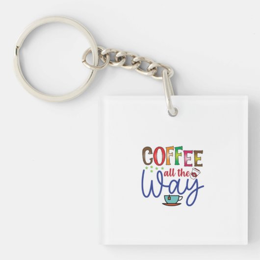 コーヒーアートコーヒー キーホルダー (正面)