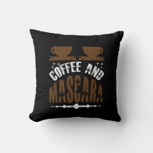 コーヒーアートコーヒー&マスカラ クッション