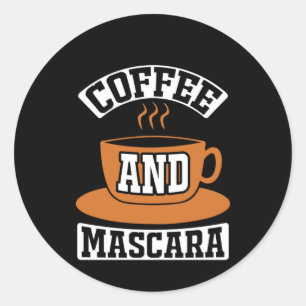コーヒーアートコーヒー&マスカラ ラウンドシール