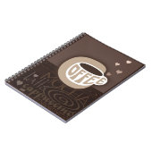 コーヒーアートノート ノートブック (左側)