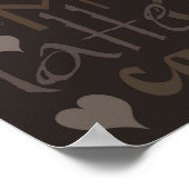 コーヒーアートポスター ポスター (角)