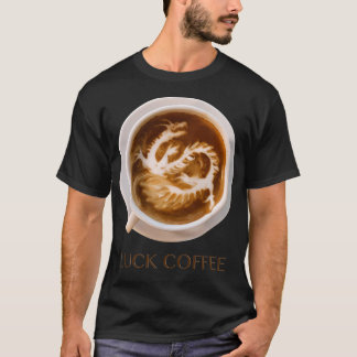 コーヒーアートラック中国のドラゴン Tシャツ
