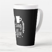 コーヒーアート優れたコーヒー カフェラテマグ (右アングル)