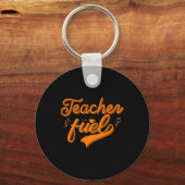 コーヒーアート先生燃料 キーホルダー (正面)