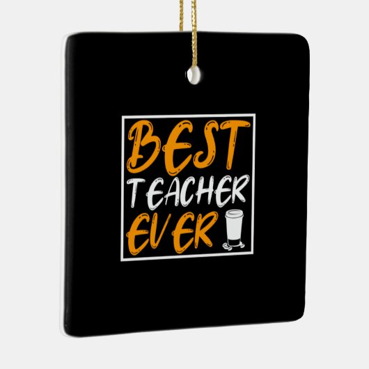 コーヒーアート最高の先生エバー セラミックオーナメント (右)