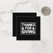 コーヒーアート ありがとう ノートカード (正面/裏面インサイチュ)