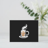 コーヒーアート いつだってコーヒータイム ポストカード (スタンド正面)