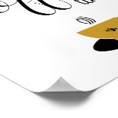 コーヒーアート、それはコーヒータイム、コーヒー愛好家 ポスター (角)