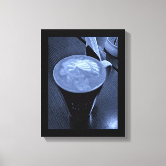 コーヒーアート キャンバスプリント (正面)