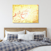 コーヒーアート キャンバスプリント (インサイチュ (寝室))