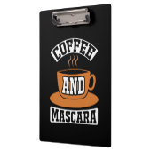 コーヒーアート コーヒーとマスカラ クリップボード (左)