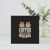 コーヒーアート コーヒーとマスカラ シーズンカード (スタンド正面)