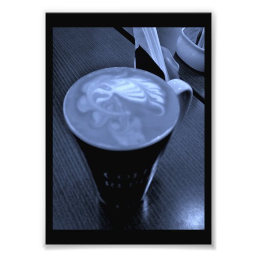 コーヒーアート フォトプリント            (正面)