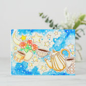 コーヒーアート 招待状 (スタンド正面)