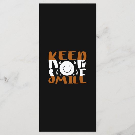 コーヒーアート Keep Smile メニュー (正面)