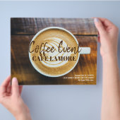 コーヒーイベントカフェコーヒーショップ チラシ (手)