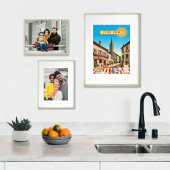 コーヒーインフランス編集可能ヴィンテージスタイル休日 ポスター